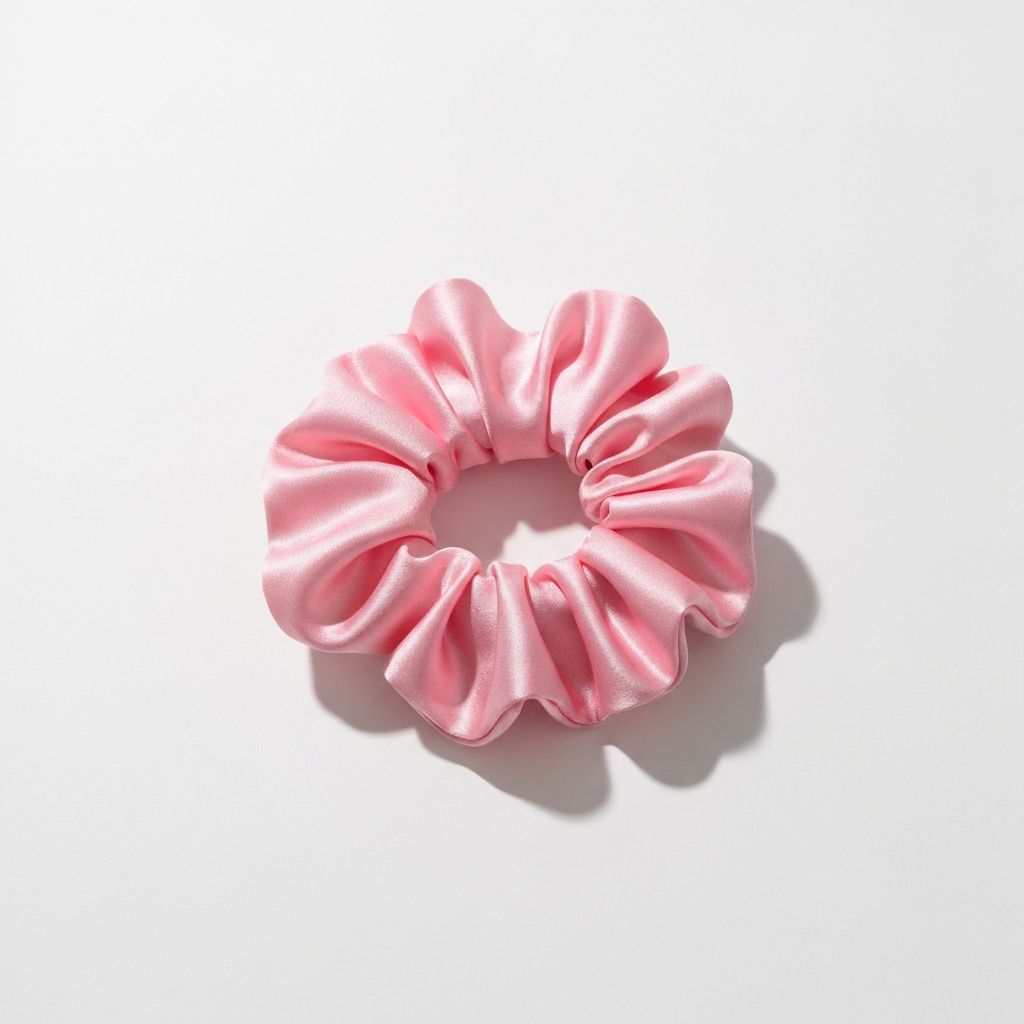 Set Scrunchies Ivory Silk